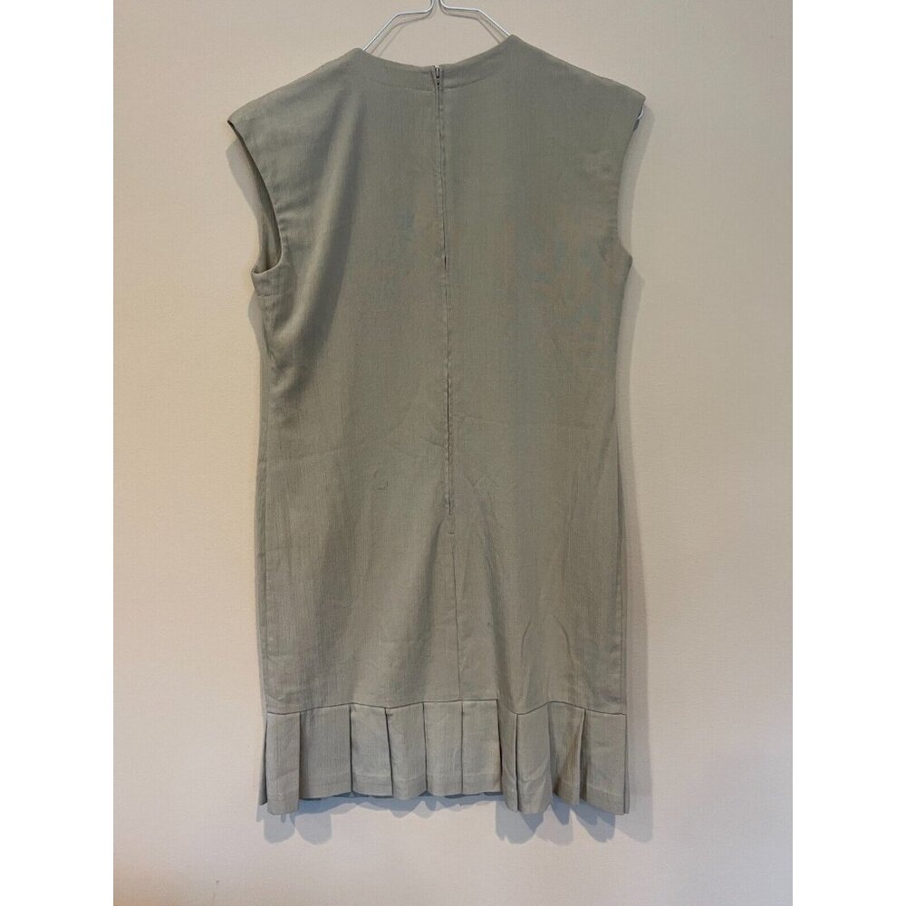 Tan Ruffle Hem Dress - Picture 3 of 3